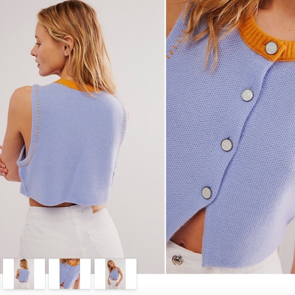 ISO Free People Sammi Cashmere vest - Picture 1 of 1